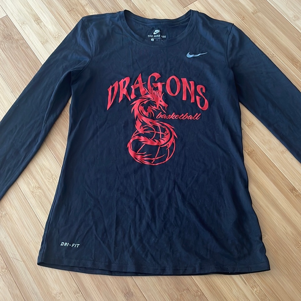 Nike Dri fit black shirt womens small